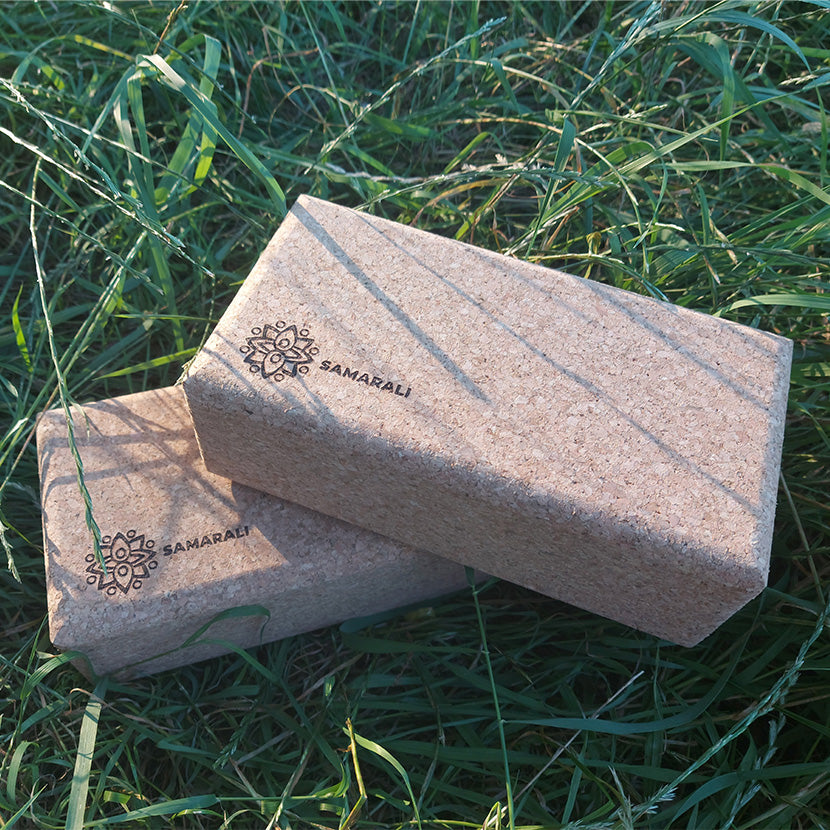 Cork Yoga Blocks (2 pieces)
